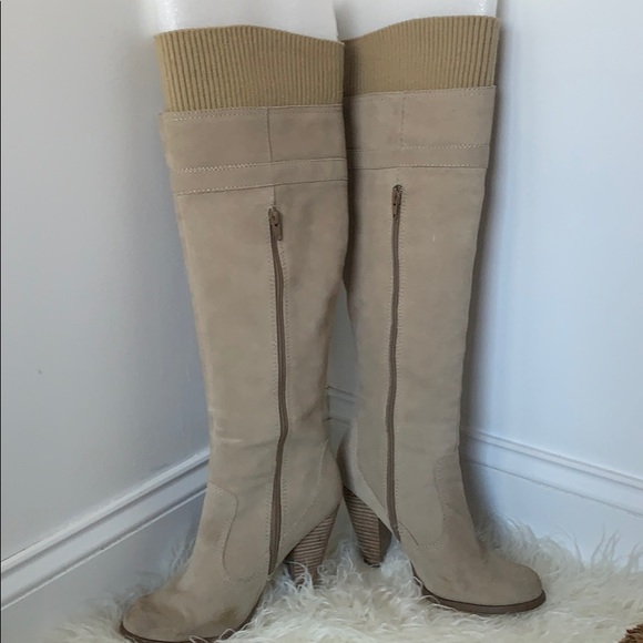 Seychelles Light beige over the knee boots - Picture 4 of 5